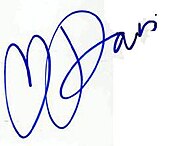 signature de Paris Hilton