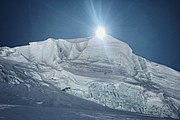 Vergletscherte Nordseite der Parrotspitze