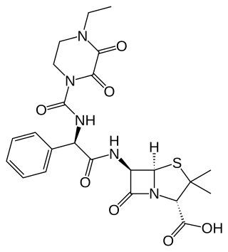 <span class="mw-page-title-main">Piperacillin</span> Chemical compound