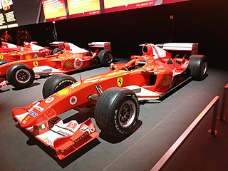 <span class="mw-page-title-main">Ferrari F2004</span> 2004 Formula One racing car by Ferrari