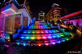 Smale Riverfront Park fountains