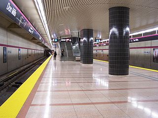 <span class="mw-page-title-main">Don Mills station</span> Toronto subway station