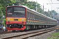 12-car 205 series sets 30 and 74 (formerly Yokohama Line sets H27 and H14), October 2016.