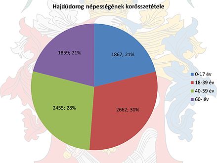 Hajdúdorog korösszetétele (2011)