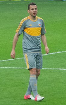 Bobo won the 2017-18 A-League Golden Boot, scoring 27 goals in 27 games for a rate of 1.00; he holds the record for the most goals scored in a single season. Bobo'14.JPG