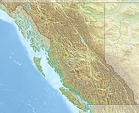 Map showing the location of Mount Arrowsmith Biosphere Region