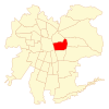 Map of Ñuñoa within سانتیاگو