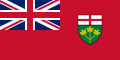 Drapeau de l'Ontario.