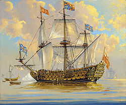 Alus vuonna 1660 HMS Royal Charlesiksi nimettynä.