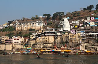 <span class="mw-page-title-main">Omkareshwar Temple</span> Hindu temple in Khandwa, Madhya Pradesh, India