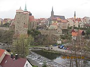 Spree vor der Altstadt von Bautzen