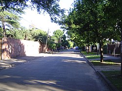 A street in Martín Coronado