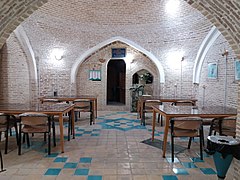 Picture of downstairs study hall the Bath of Shah Rokn al-Din Photo by Hossein Daramad