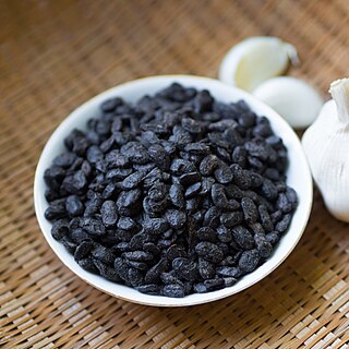 <i>Douchi</i> Fermented and salted black soybean