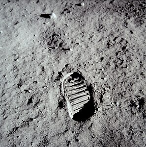 Apollo 11 bootprint