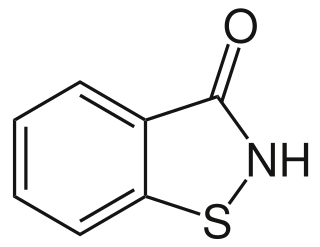 <span class="mw-page-title-main">Benzisothiazolinone</span> Chemical compound