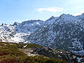 Vista del Circo de Gredos nevado.