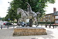 The statue of the "fine lady" at Banbury Cross