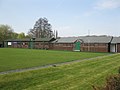 Godalming and Farncombe Bowling clubhouse and bowling green