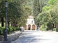 Entrée des thermes de la Grotta Giusti.