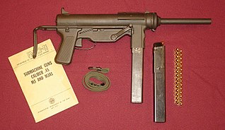 <span class="mw-page-title-main">M3 submachine gun</span> American submachine gun