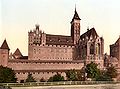 Marienbourg vers 1901, vue de la façade est