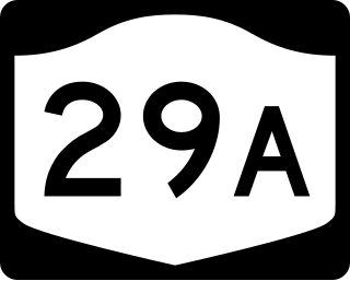 <span class="mw-page-title-main">New York State Route 29A</span> Highway in New York