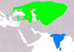 Mapa występowania