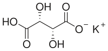 Potassium-bitartrate-2D-skeletal.svg