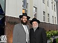 Raskin meets Rabbi Yisrael Meir Lau, Chairman of Yad Vashem and Chief Rabbi of Tel Aviv, in Berlin