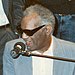 Ray Charles at rehearsals for his performance of "Eleanor Rigby" at the 32nd Annual Grammy Awards, 1990