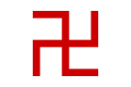 Korean Buddhist swastika flag