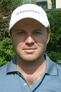 <span class="mw-page-title-main">Richard Sterne (golfer)</span> South African professional golfer (born 1981)