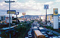 Un boulevard de Tegucigalpa.