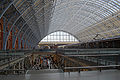 Inside St Pancras station