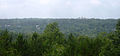 View of Eureka Springs from atop Magnetic Mountain.