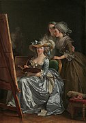 Adélaïde Labille-Guiard - Self-Portrait with Two Pupils - The Metropolitan Museum of Art