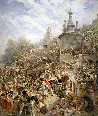 <span class="mw-page-title-main">Time of Troubles</span> 1598–1613 chaotic period of Russian history