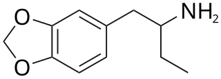 <span class="mw-page-title-main">1,3-Benzodioxolylbutanamine</span> Enactogenic drug of the phenethylamine class