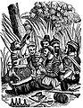 Image 71Bartholomew Roberts' crew carousing at the Calabar River; illustration from The Pirates Own Book (1837). Roberts is estimated to have captured over 470 vessels. (from Piracy)