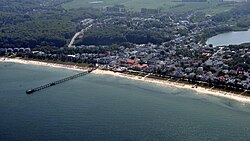 Aerial view of Binz