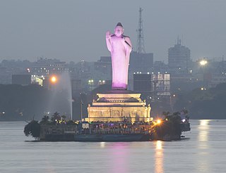 <span class="mw-page-title-main">Buddha Statue of Hyderabad</span> Historic site in Telangana, India