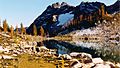 Corteo Peak seen from Wing Lake