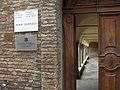 Entrance to the Dante Museum in Ravenna