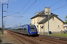 La Z 21571/72 en gare d'Hennebont en 2011.