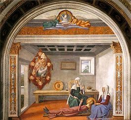 Fresco van Domenico Ghirlandaio