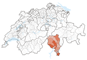 Lag vum Republik und Kanton Tessin Repubblica e Cantone Ticino in dr Schwyz