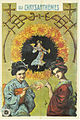 Poster for Les chrysanthèmes, a 1907 Pathé Frères film