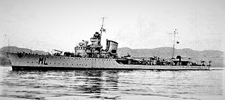 Italian destroyer <i>Maestrale</i> Destroyer of the Regia Marina