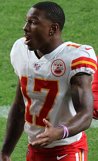 <span class="mw-page-title-main">Mecole Hardman</span> American football player (born 1998)